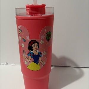 Pink Disney Tumbler with Straw